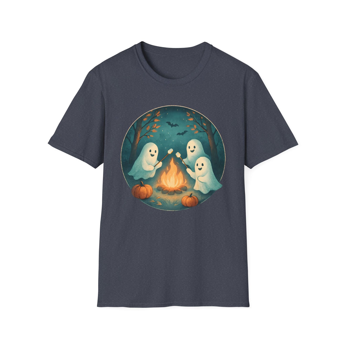 Cozy Ghosts By Campfire T-Shirt