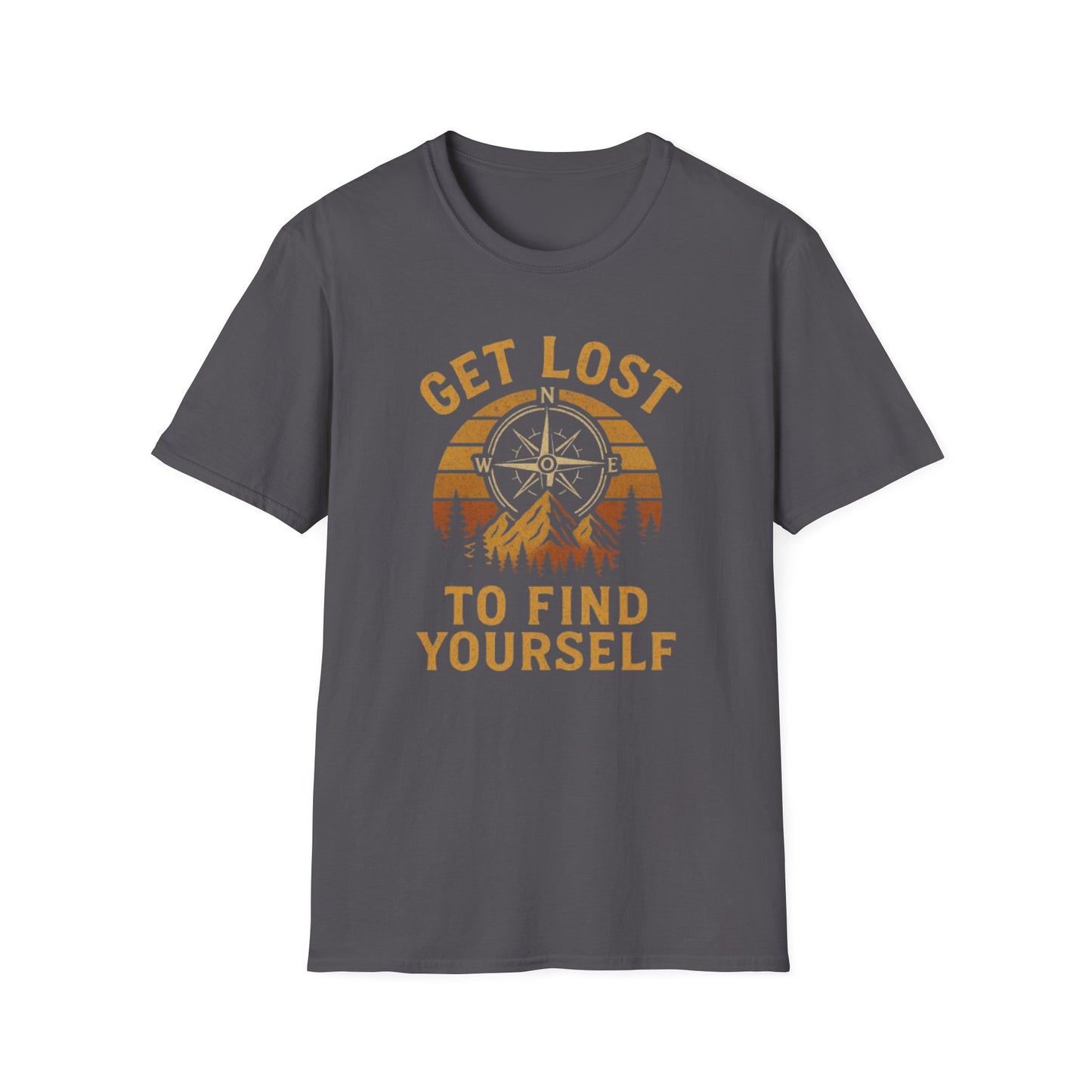 Get Lost To Find Yourself Compass T-Shirt