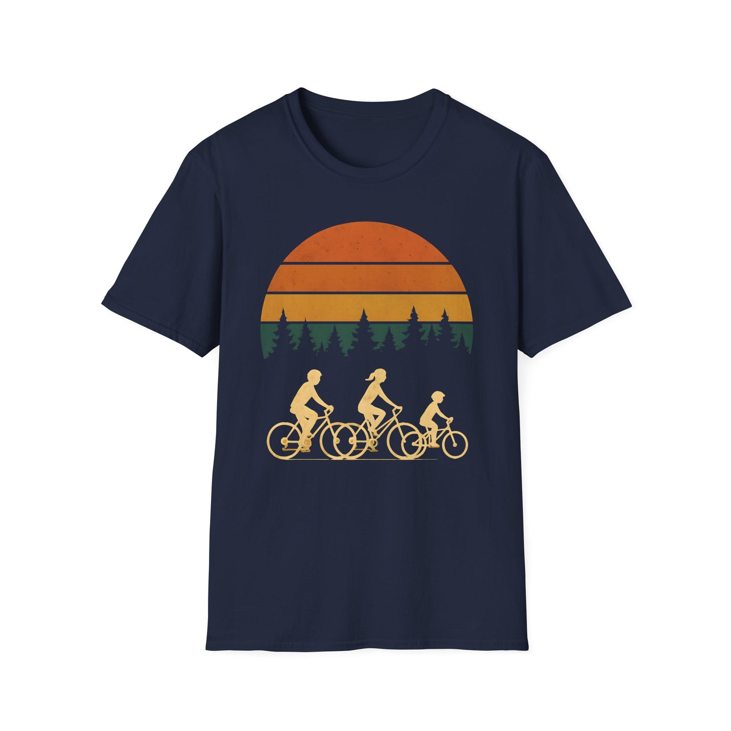 Family Cycling Silhouette T-Shirt