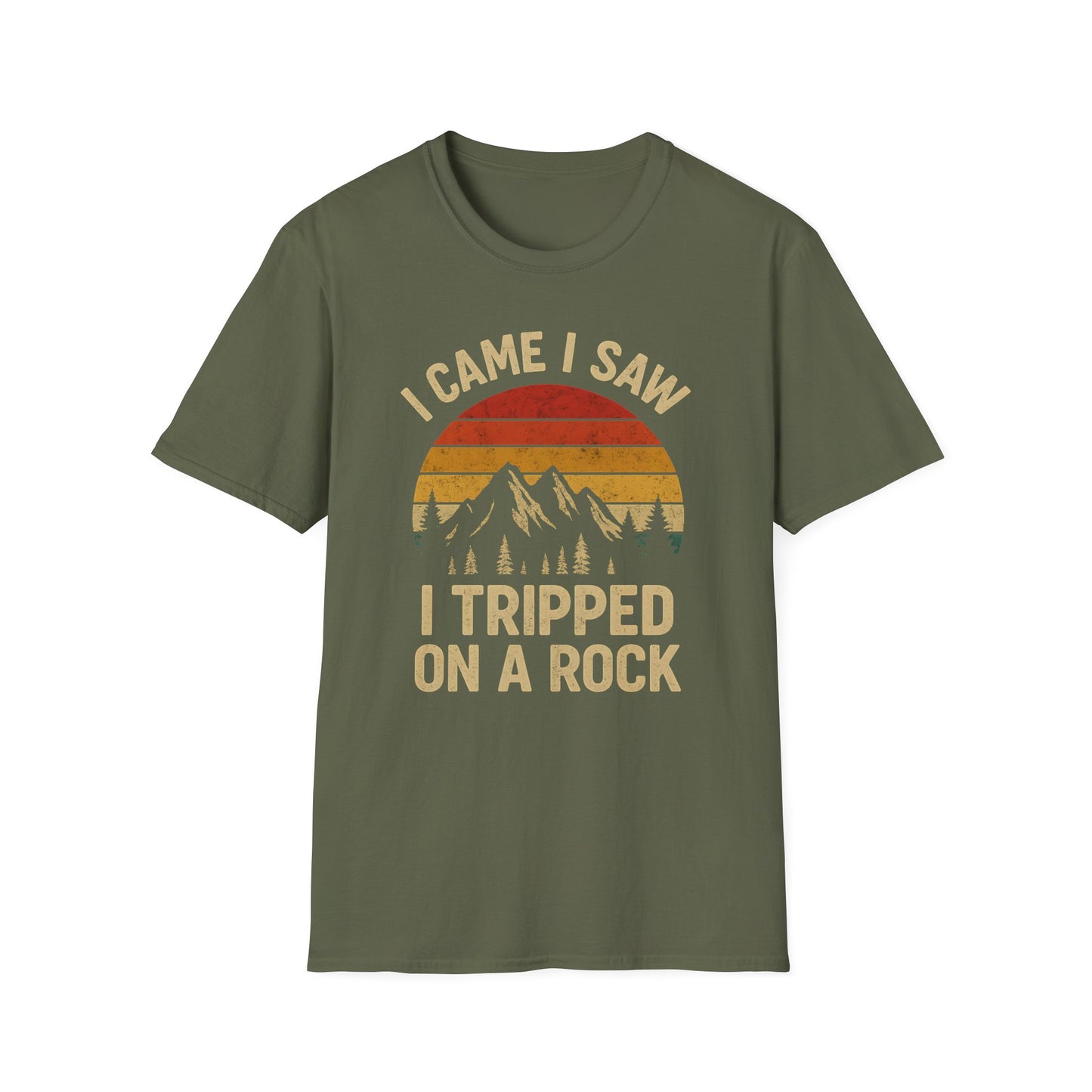 I Came I Saw I Tripped On A Rock T-Shirt