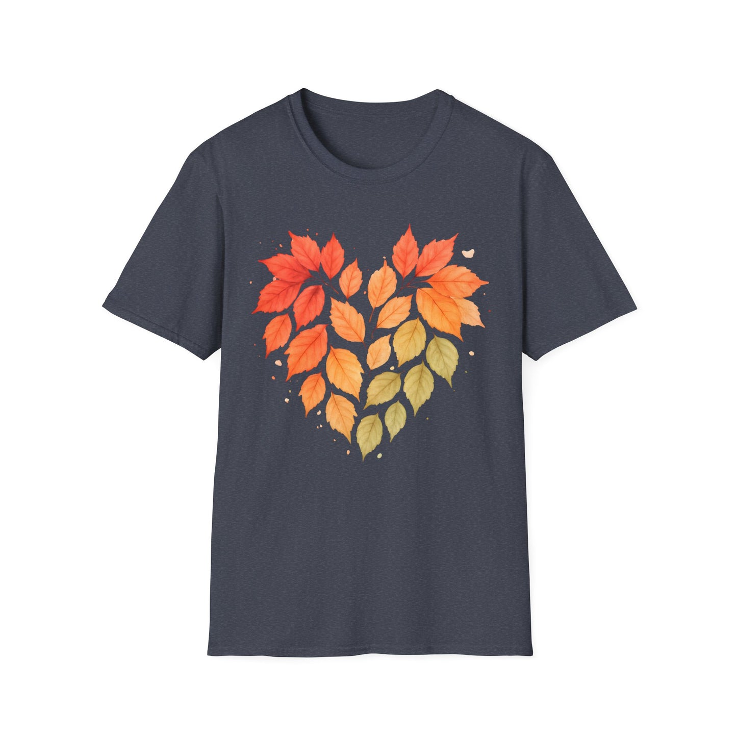 Autumn Heart Leaves T-Shirt