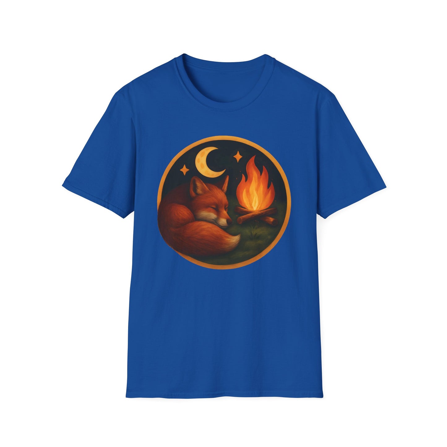 Cozy Fox By Campfire T-Shirt