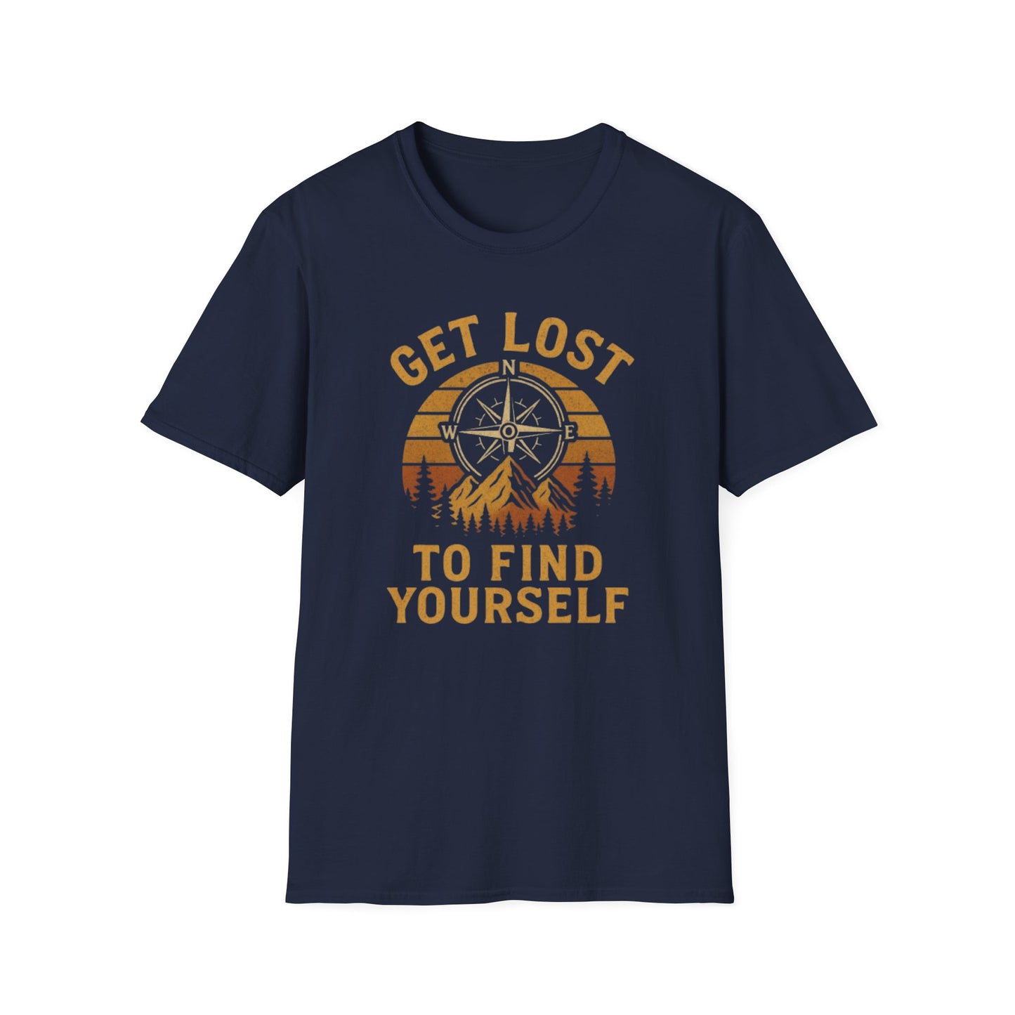 Get Lost To Find Yourself Compass T-Shirt