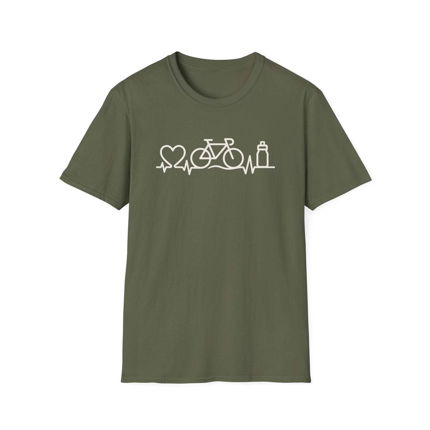 Bicycle Love Heart Beat T-Shirt