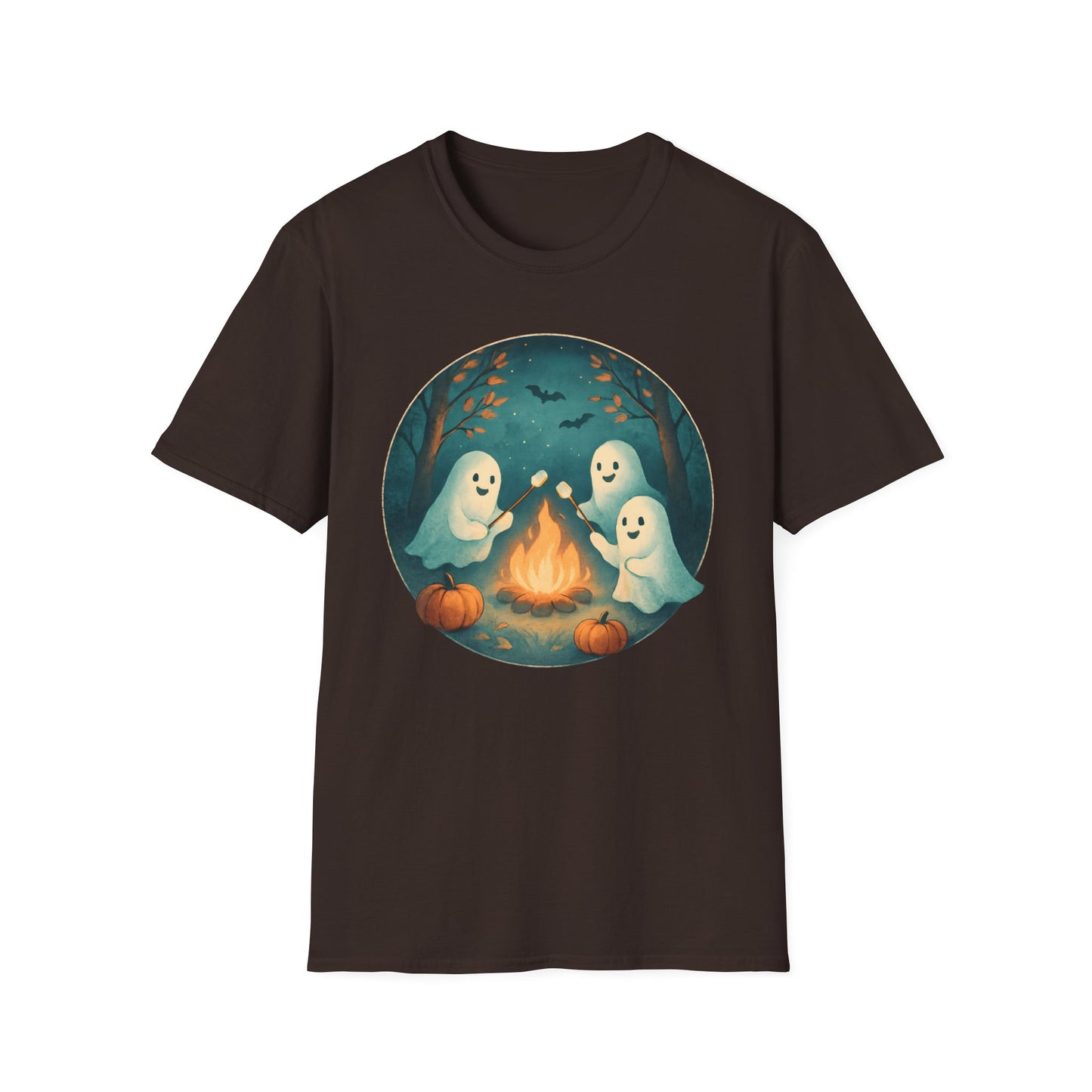 Cozy Ghosts By Campfire T-Shirt