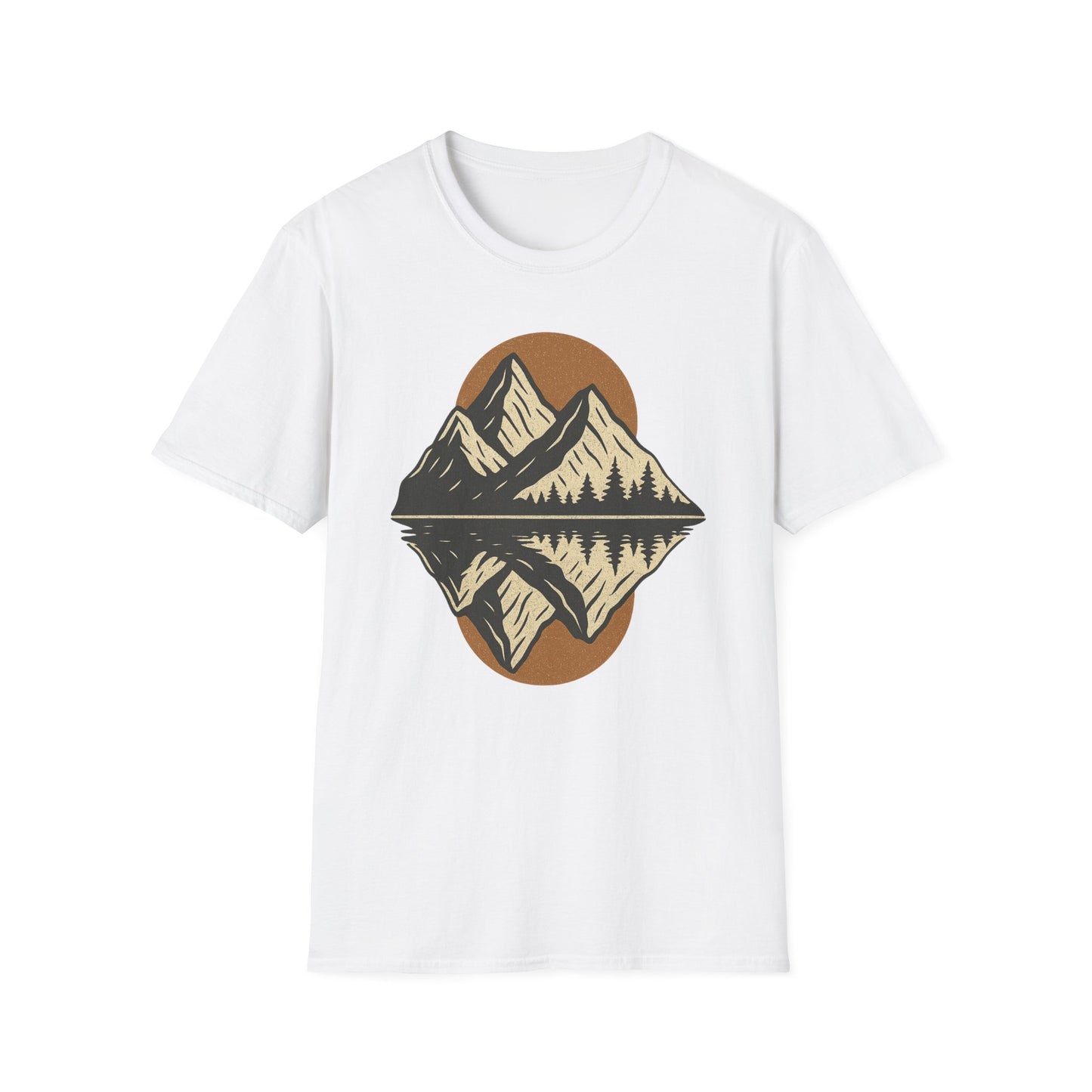 Mountains Mirrored Reflection T-Shirt