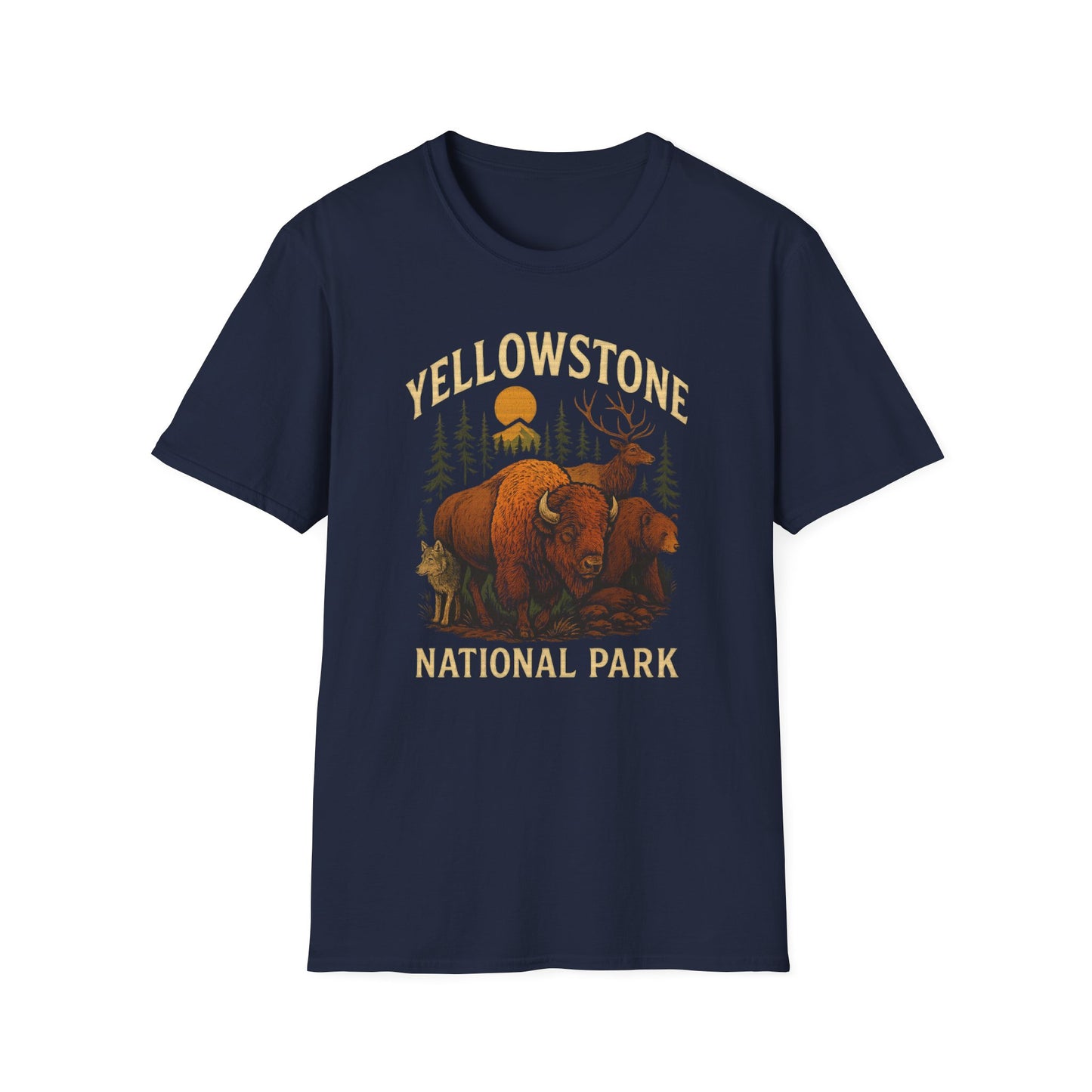 Yellowstone National Park Bison T-Shirt
