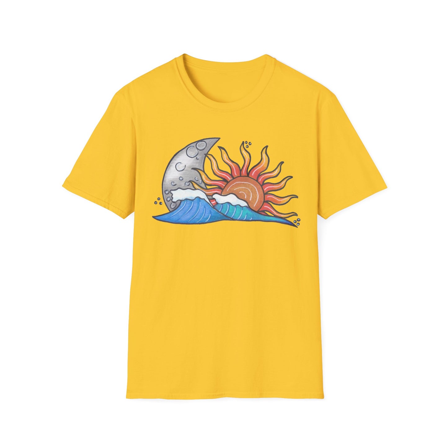 Sun Moon Tidal T-Shirt