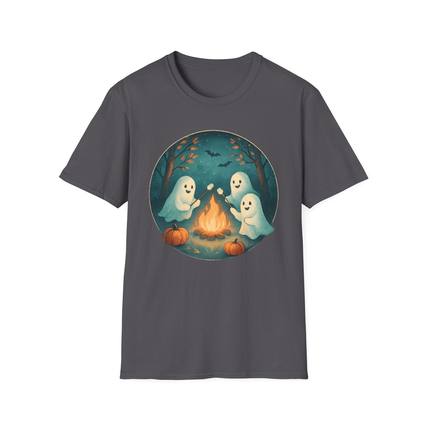Cozy Ghosts By Campfire T-Shirt