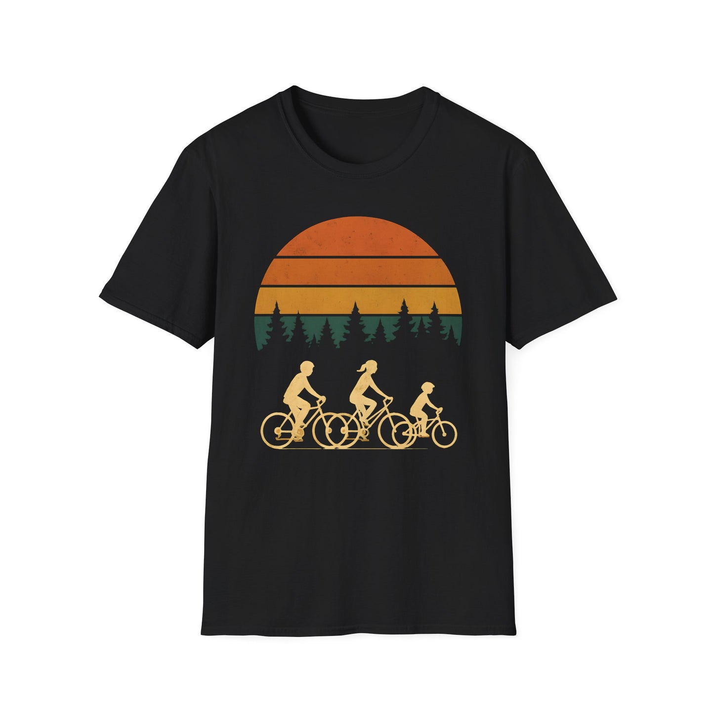 Family Cycling Silhouette T-Shirt