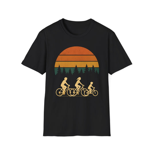 Family Cycling Silhouette T-Shirt