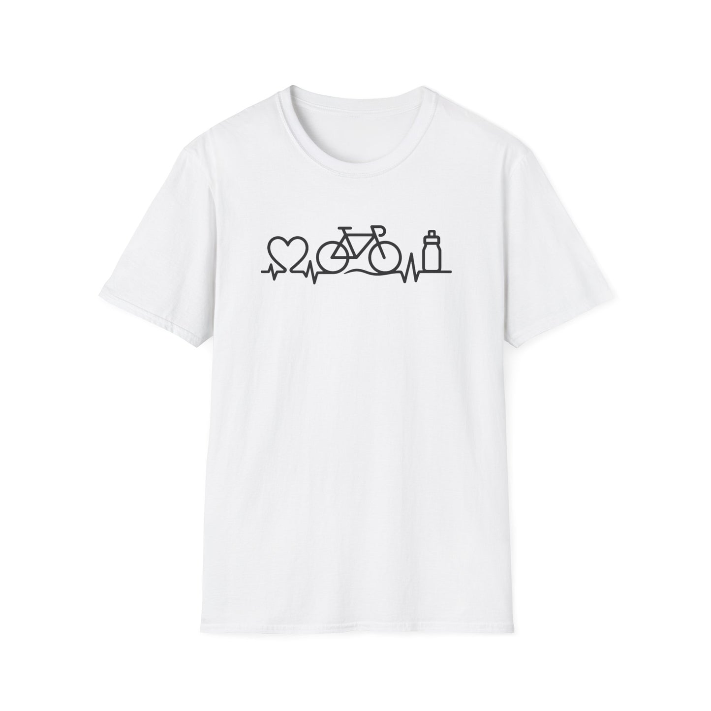 Bicycle Love Heart Beat T-Shirt