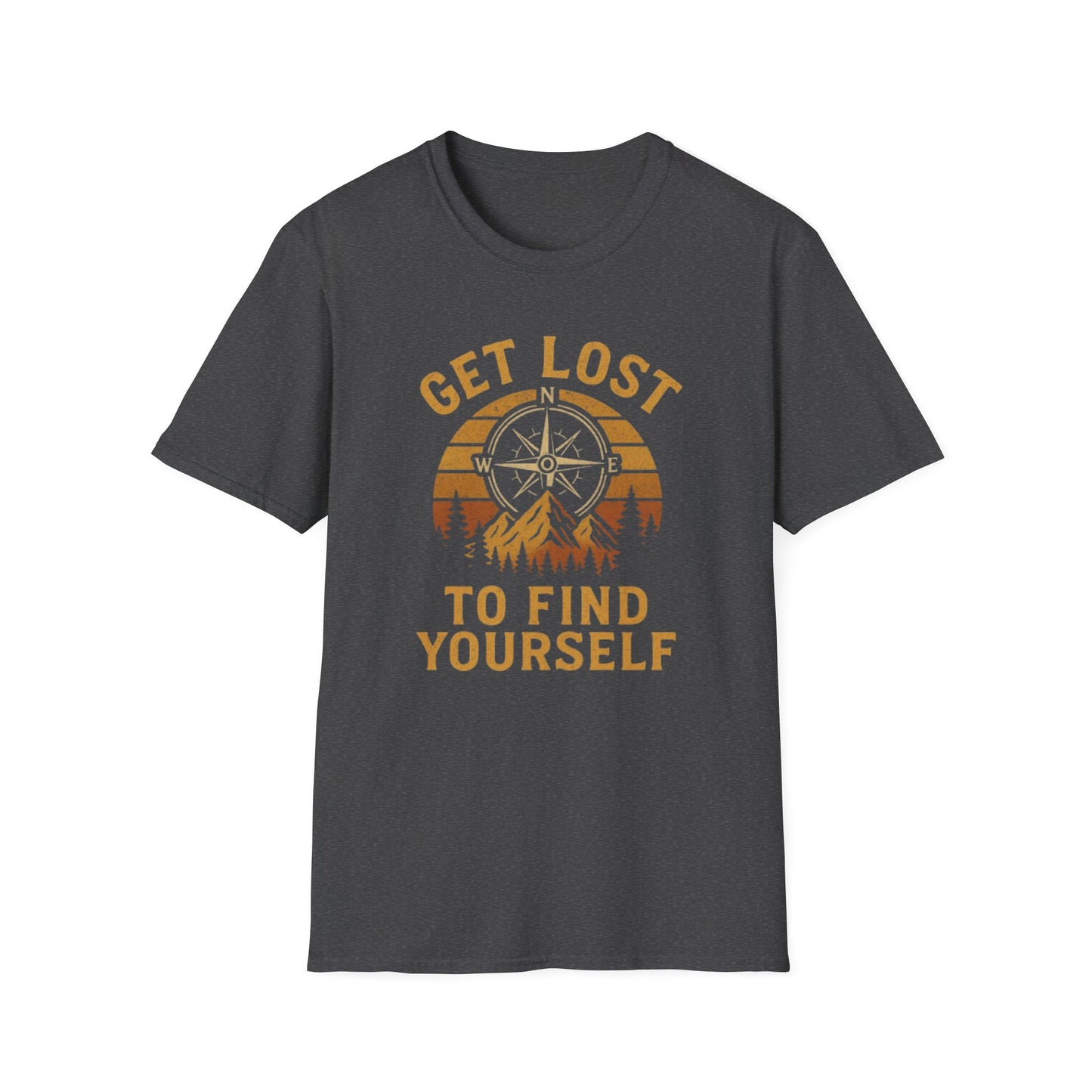 Get Lost To Find Yourself Compass T-Shirt