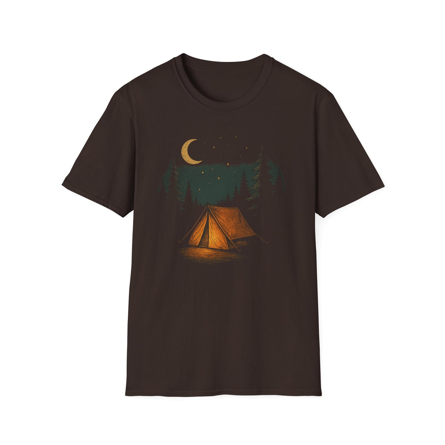 Camping Tent Night Sky T-Shirt