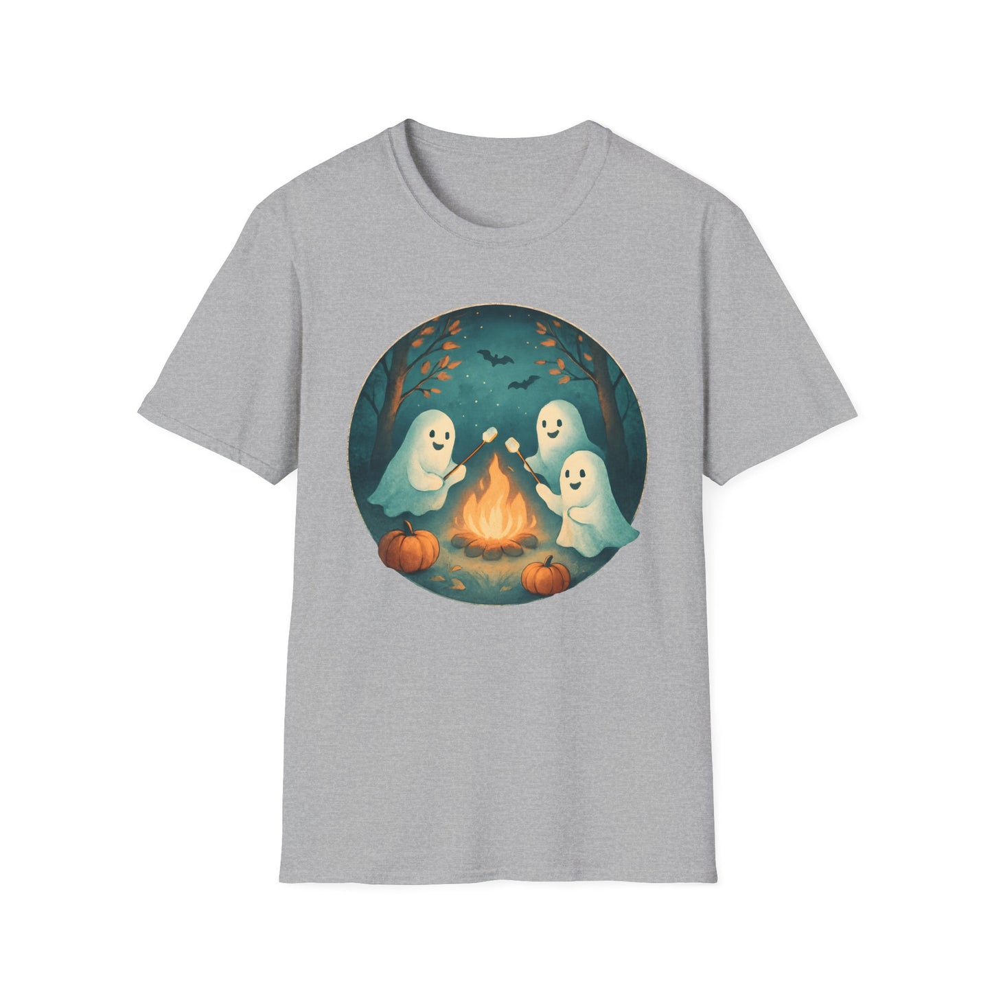 Cozy Ghosts By Campfire T-Shirt
