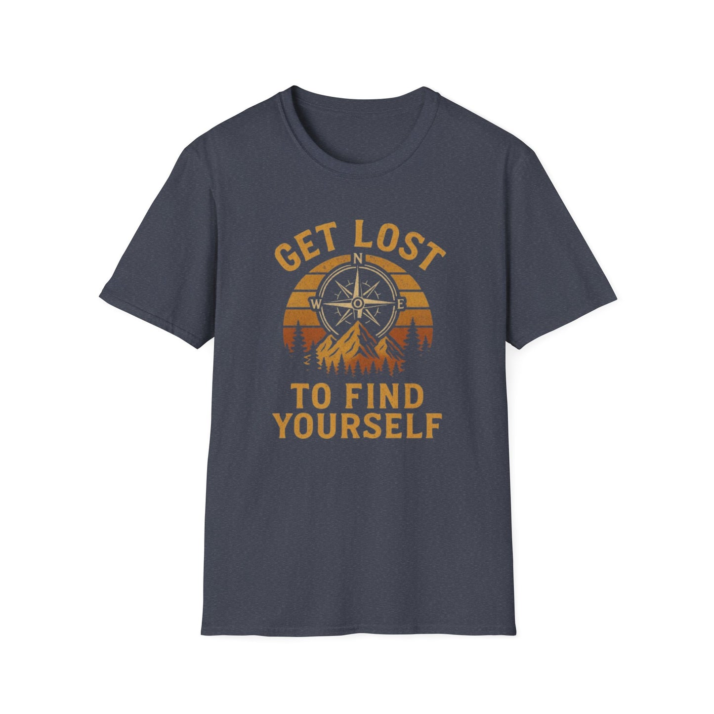 Get Lost To Find Yourself Compass T-Shirt