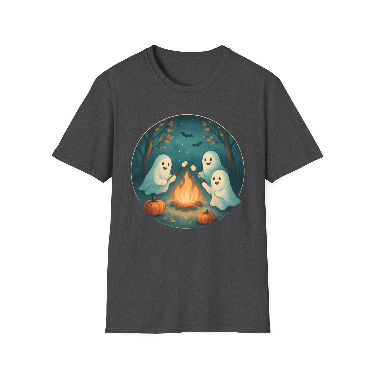 Cozy Ghosts By Campfire T-Shirt