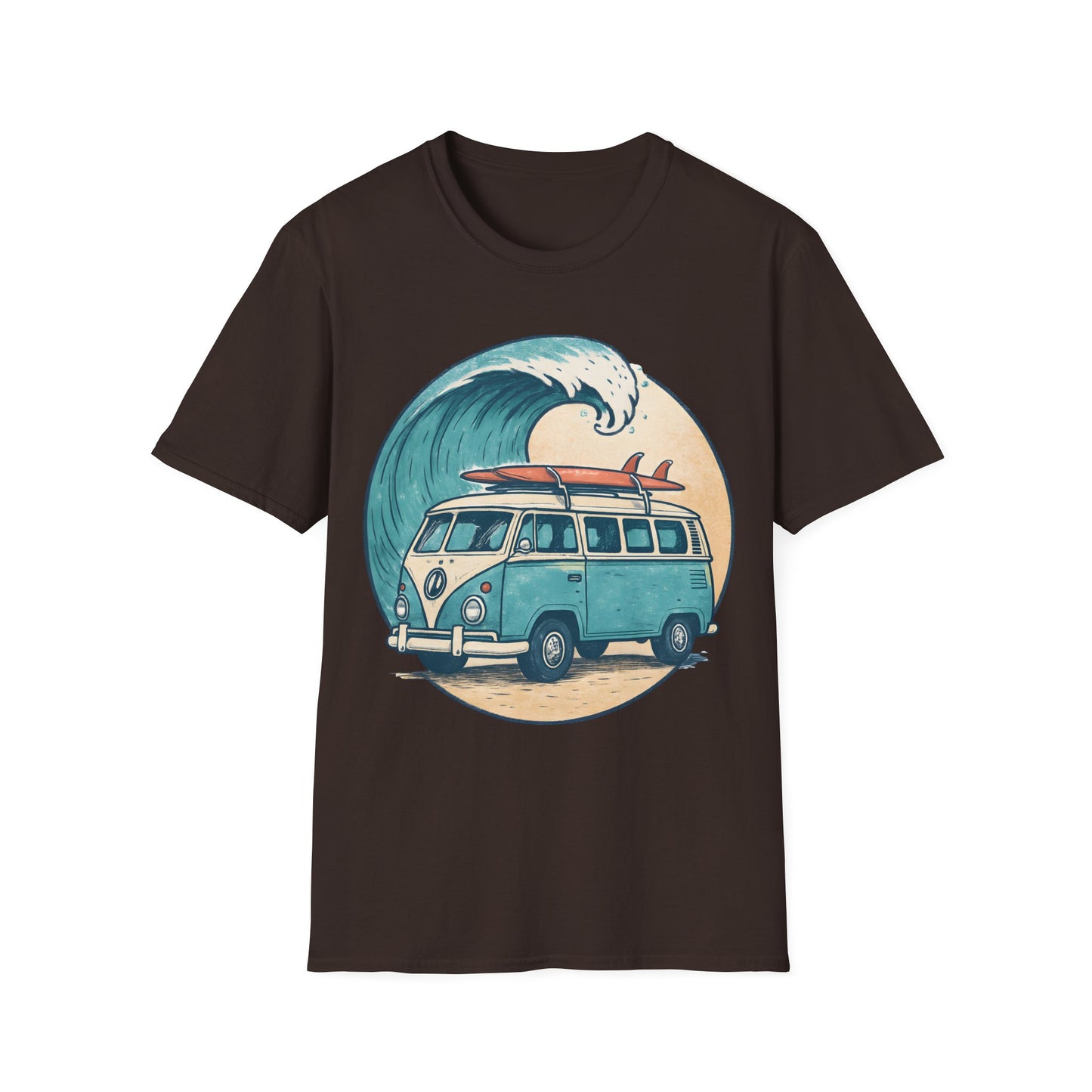 Beach Vintage Van T-Shirt