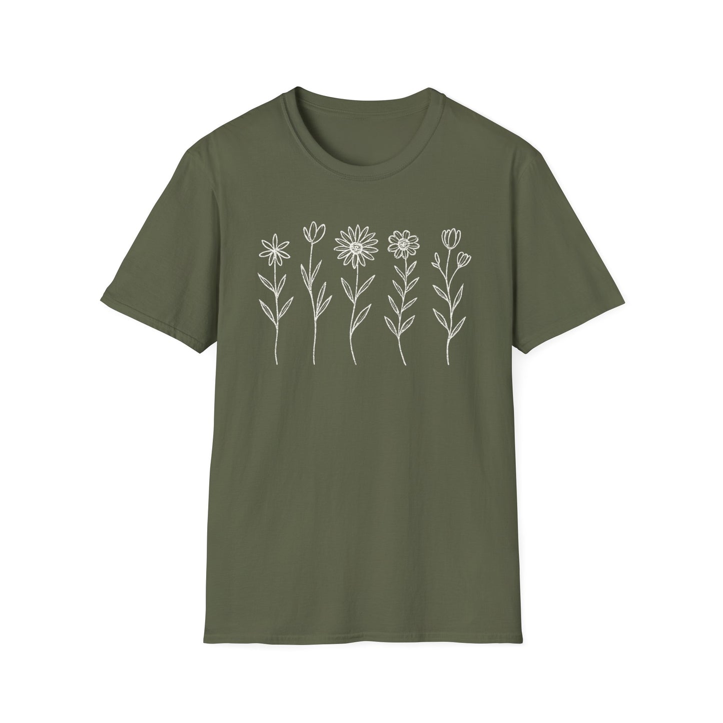 Wildflowers Sketch T-Shirt