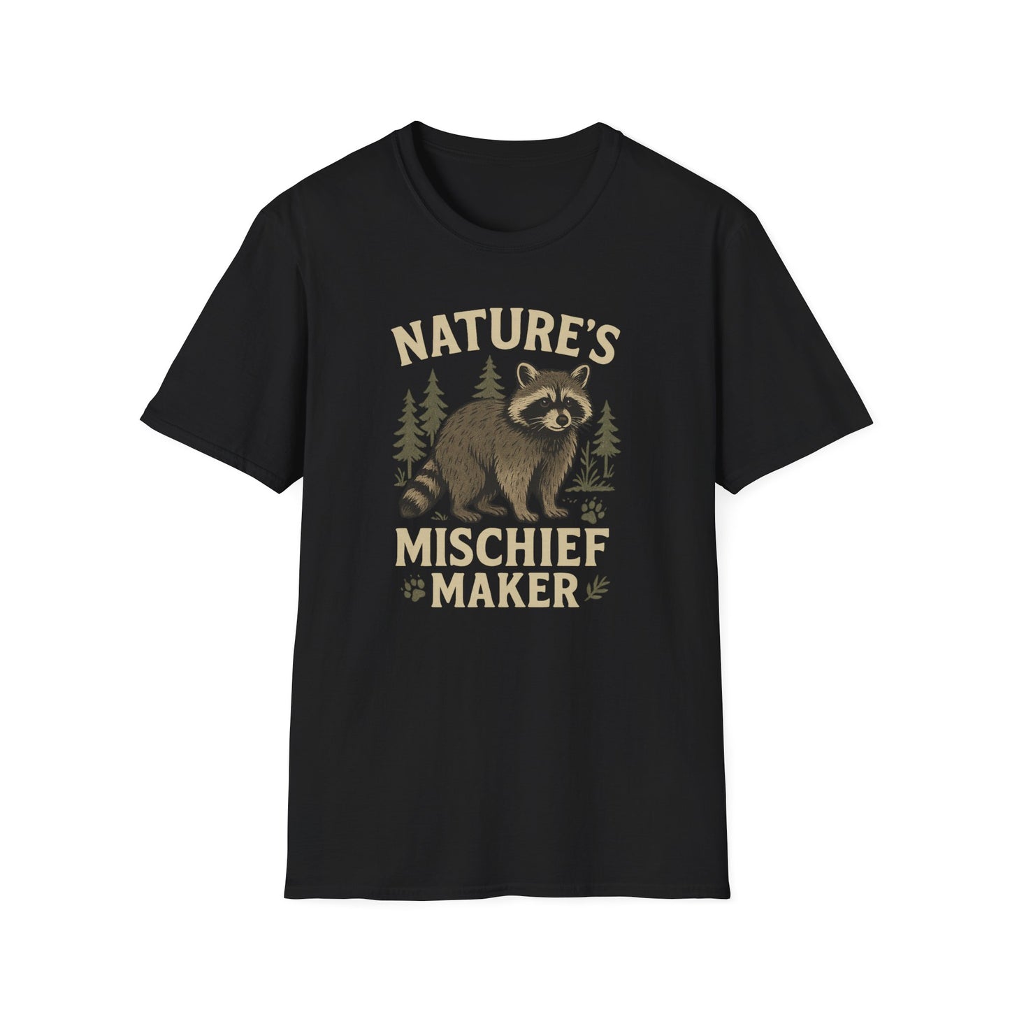 Raccoon Nature's Mischief Maker T-Shirt
