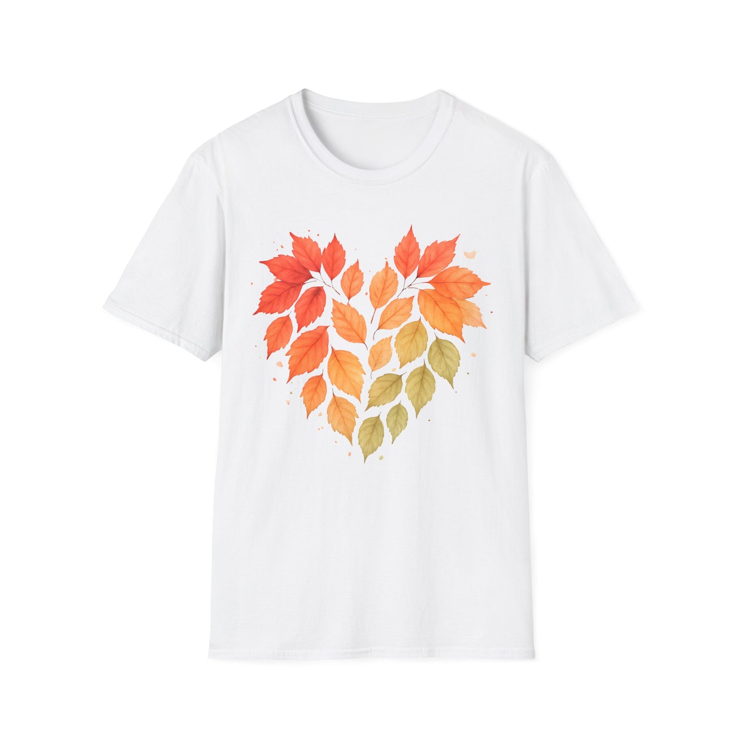 Autumn Heart Leaves T-Shirt