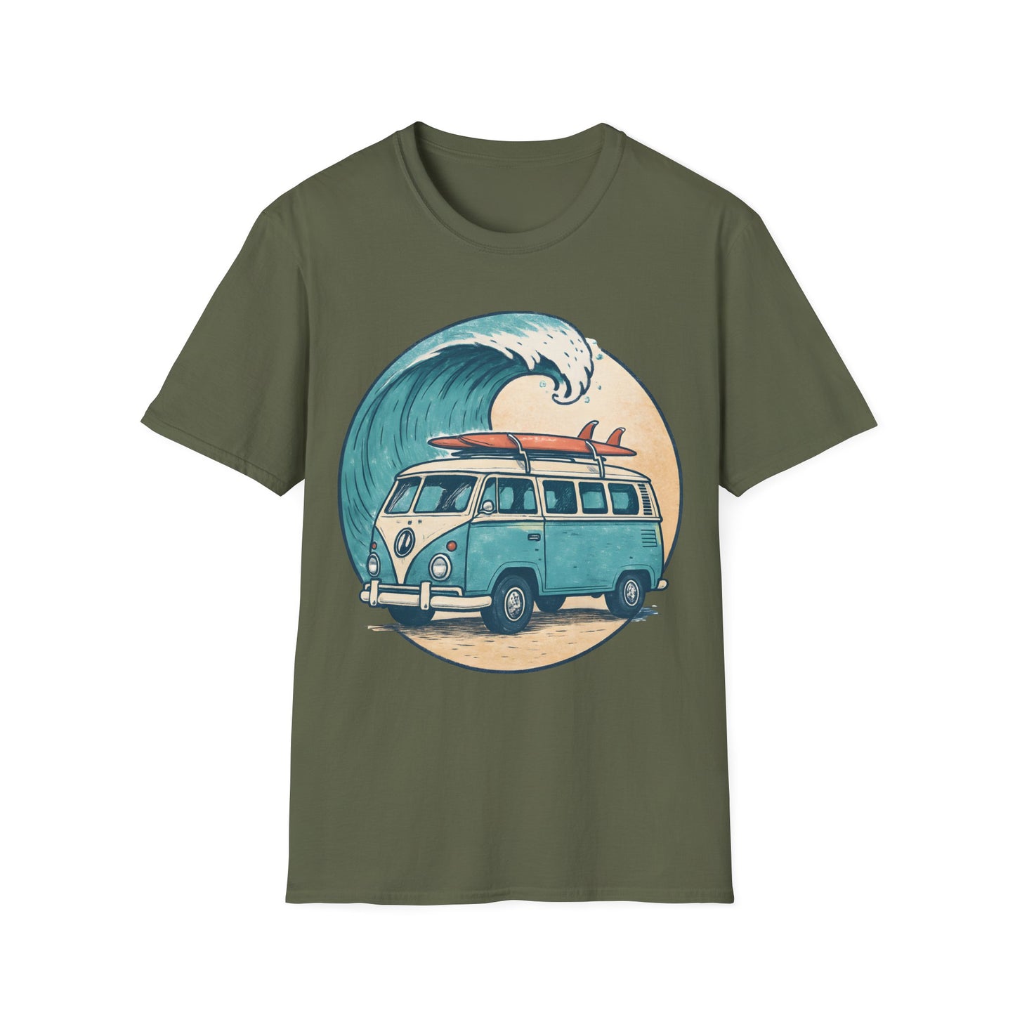 Beach Vintage Van T-Shirt