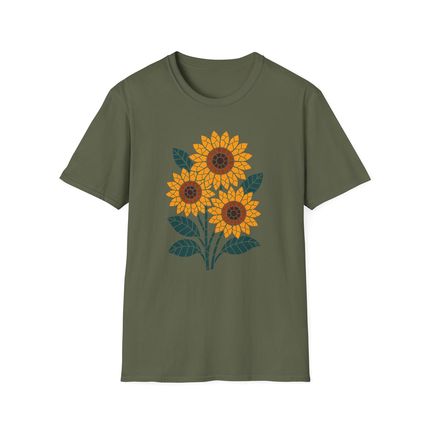 Sunflowers Mosaic T-Shirt