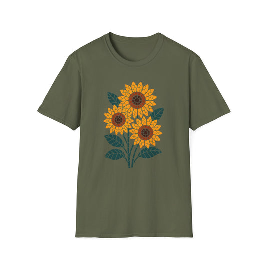 Sunflowers Mosaic T-Shirt