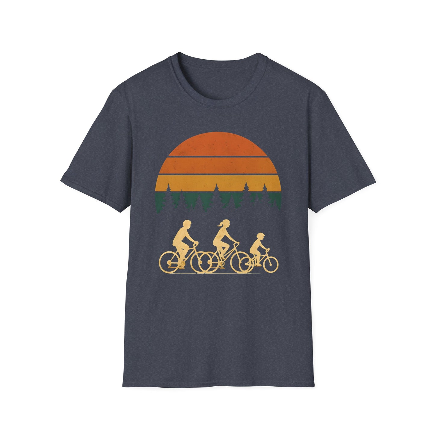 Family Cycling Silhouette T-Shirt