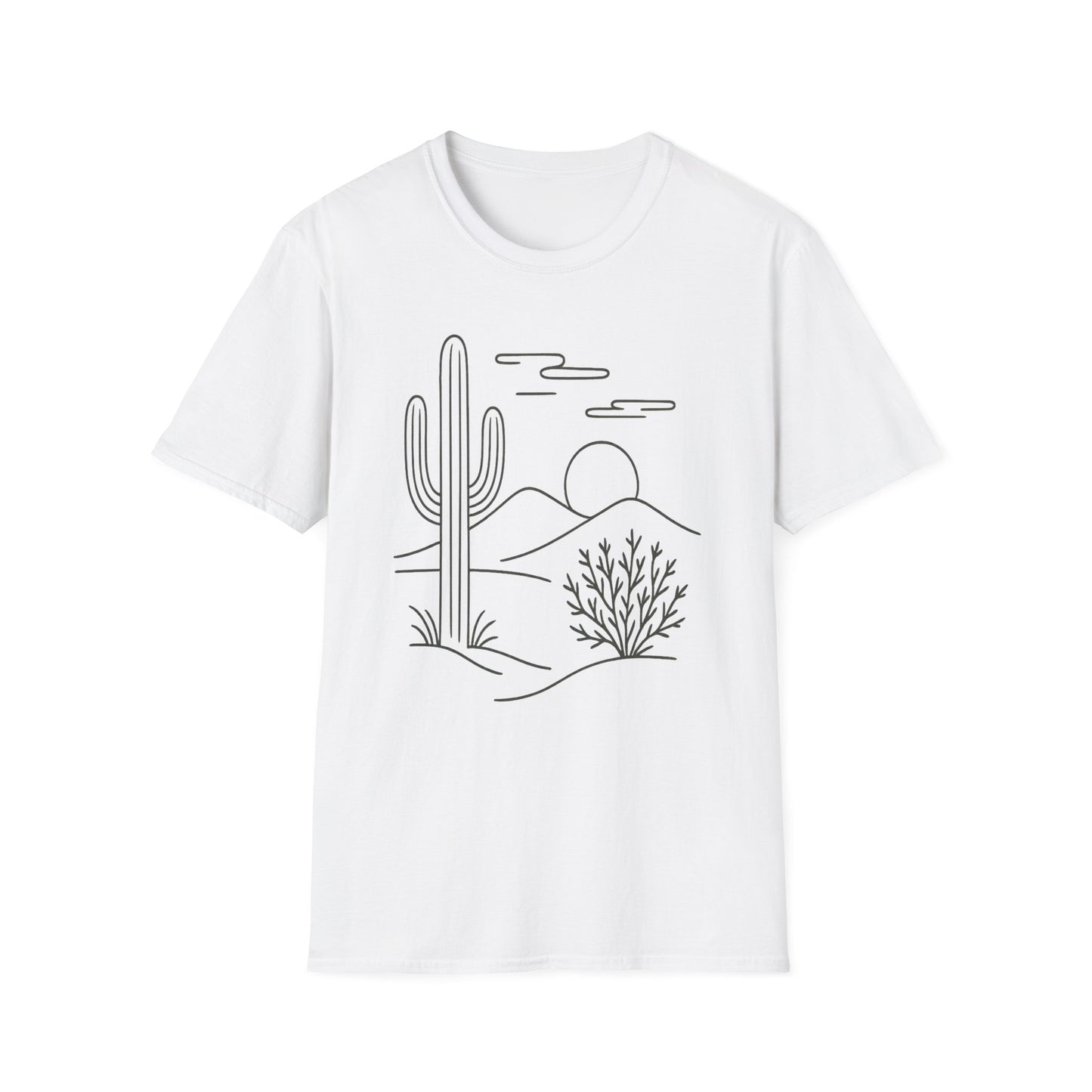 Desert Landscape Minimalist T-Shirt