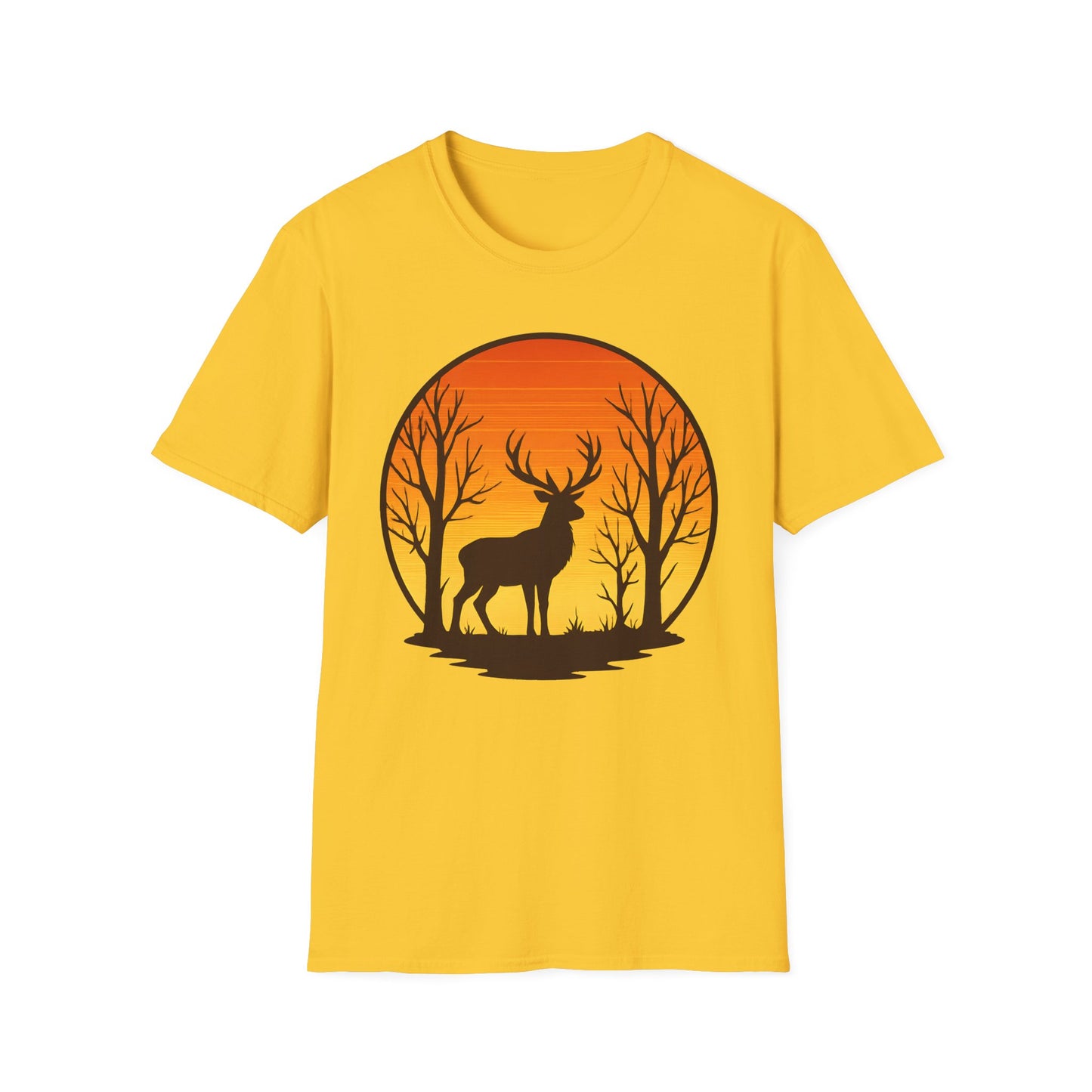 Deer At Dusk Silhouette T-Shirt