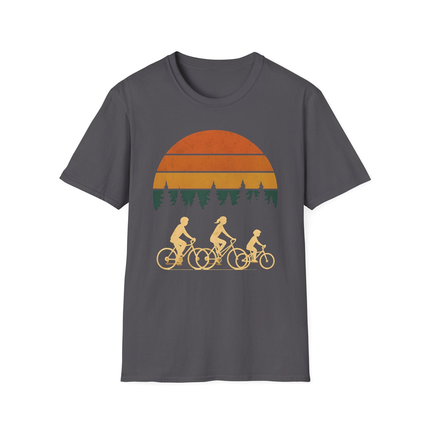 Family Cycling Silhouette T-Shirt