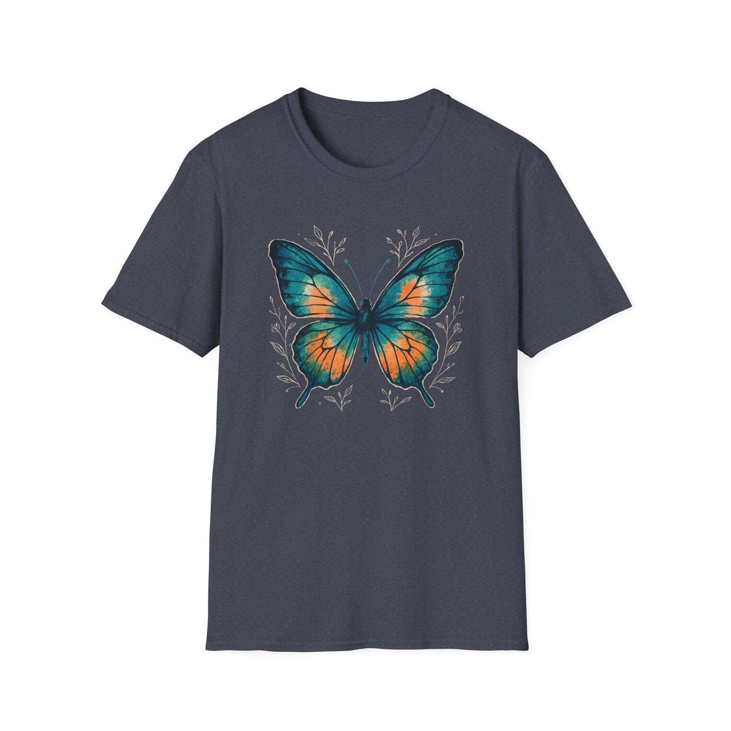 Butterfly Floral Art T-Shirt