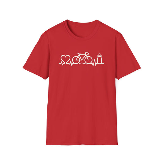 Bicycle Love Heart Beat T-Shirt