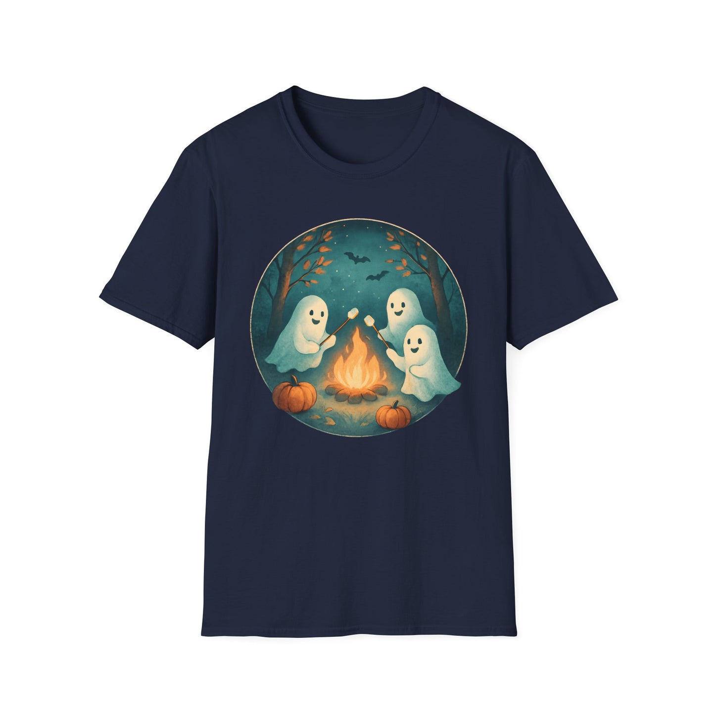 Cozy Ghosts By Campfire T-Shirt