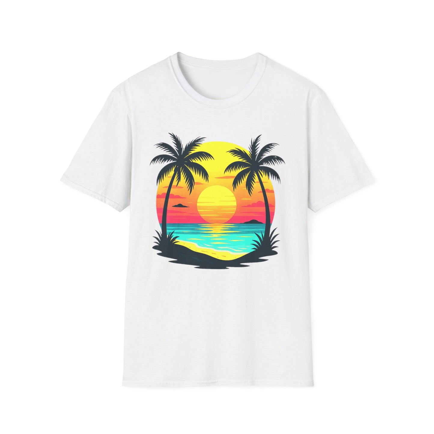 Tropical Beach Sunset T-Shirt