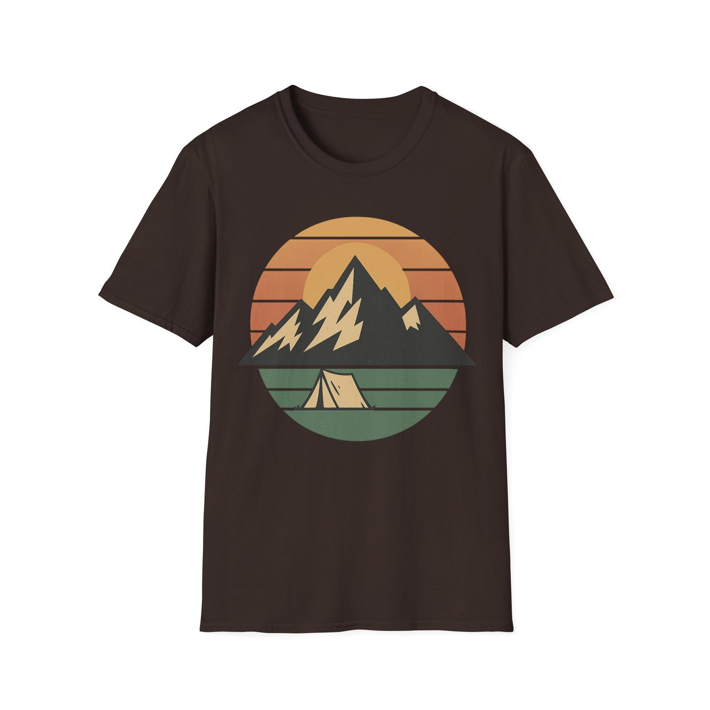 Camping Adventure Sunset T-Shirt