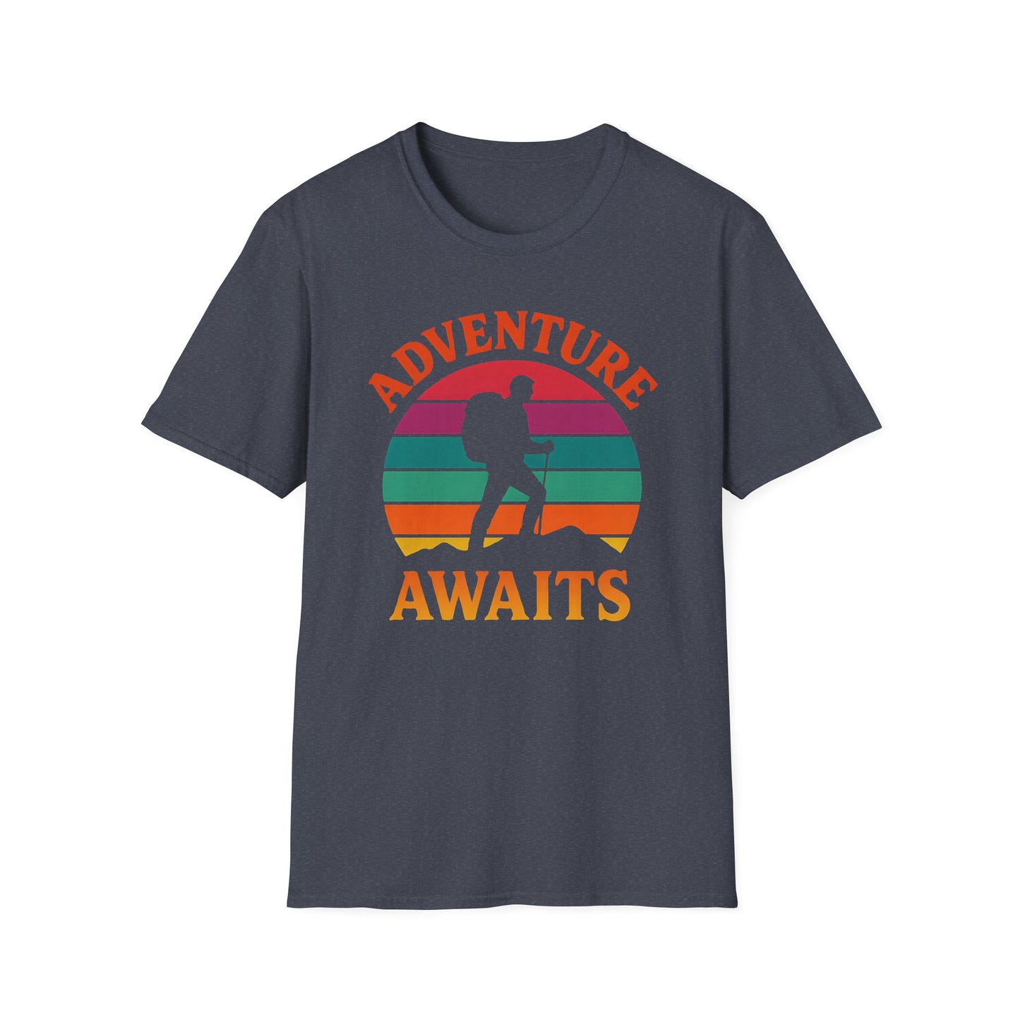 Adventure Awaits Sunset T-Shirt