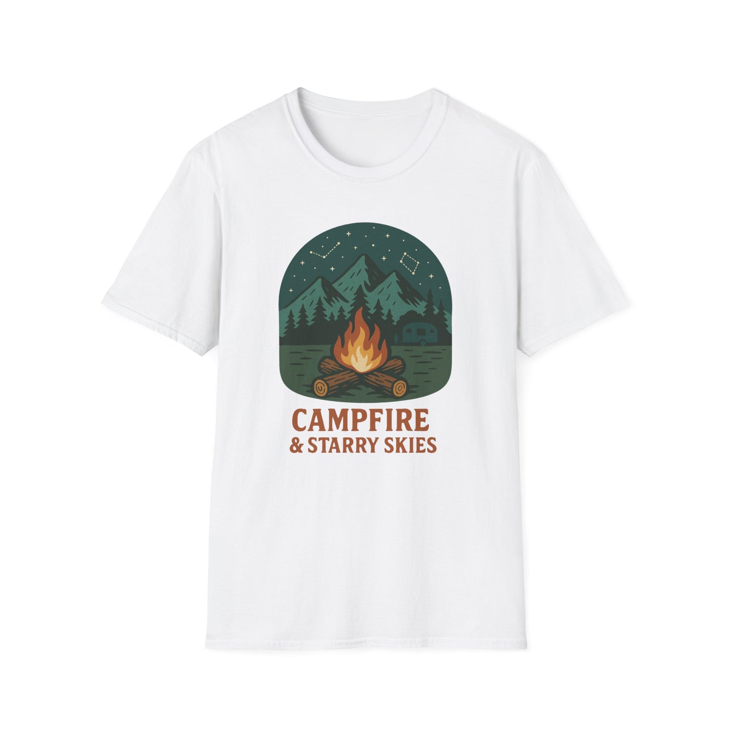 Campfire & Starry Skies T-Shirt