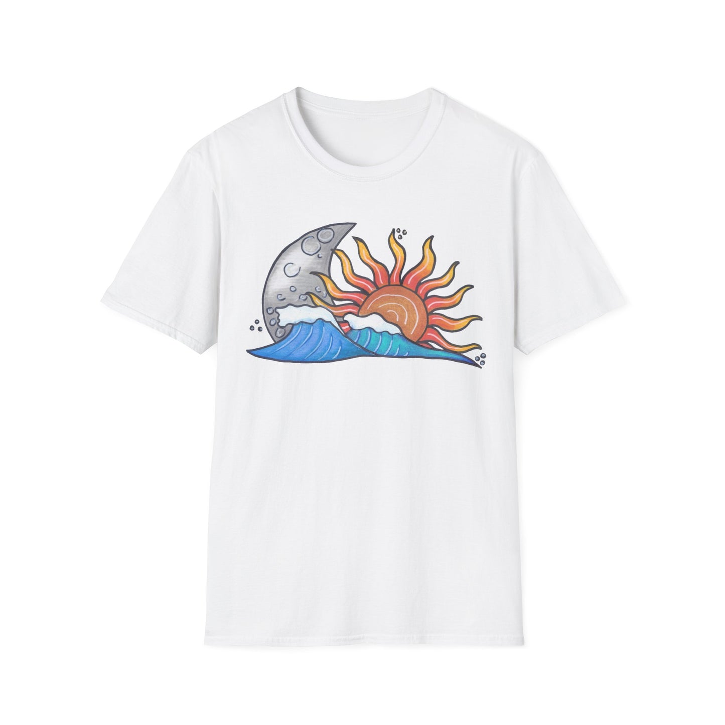 Sun Moon Tidal T-Shirt