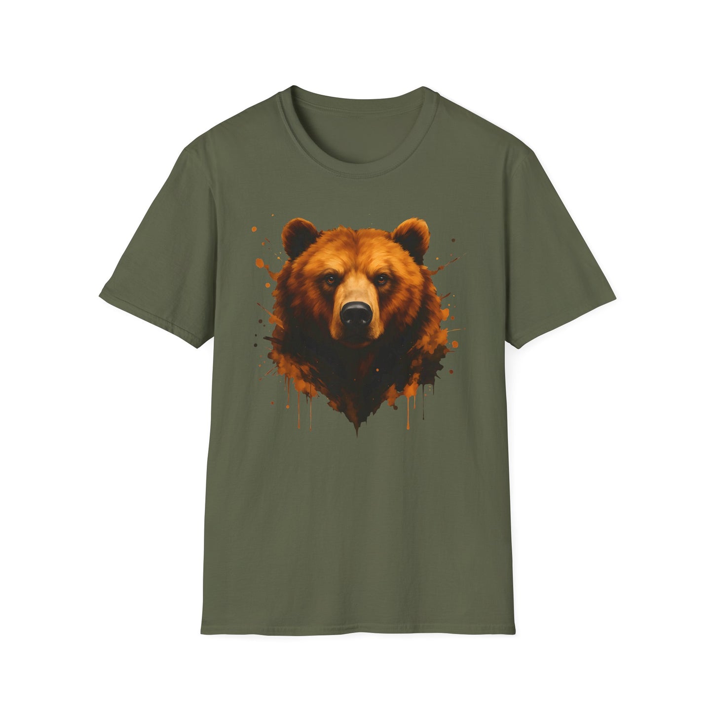Bear Drip Paint T-Shirt