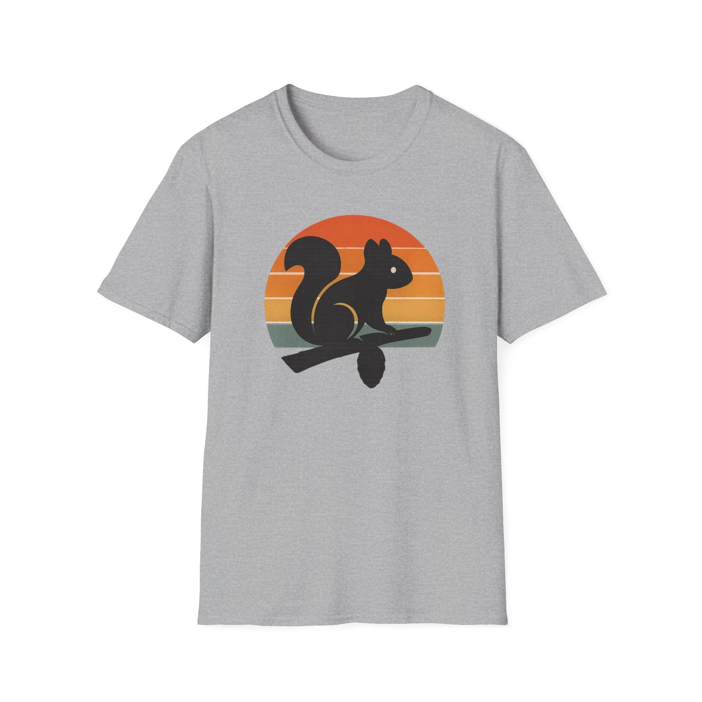 Retro Squirrel Silhouette T-Shirt
