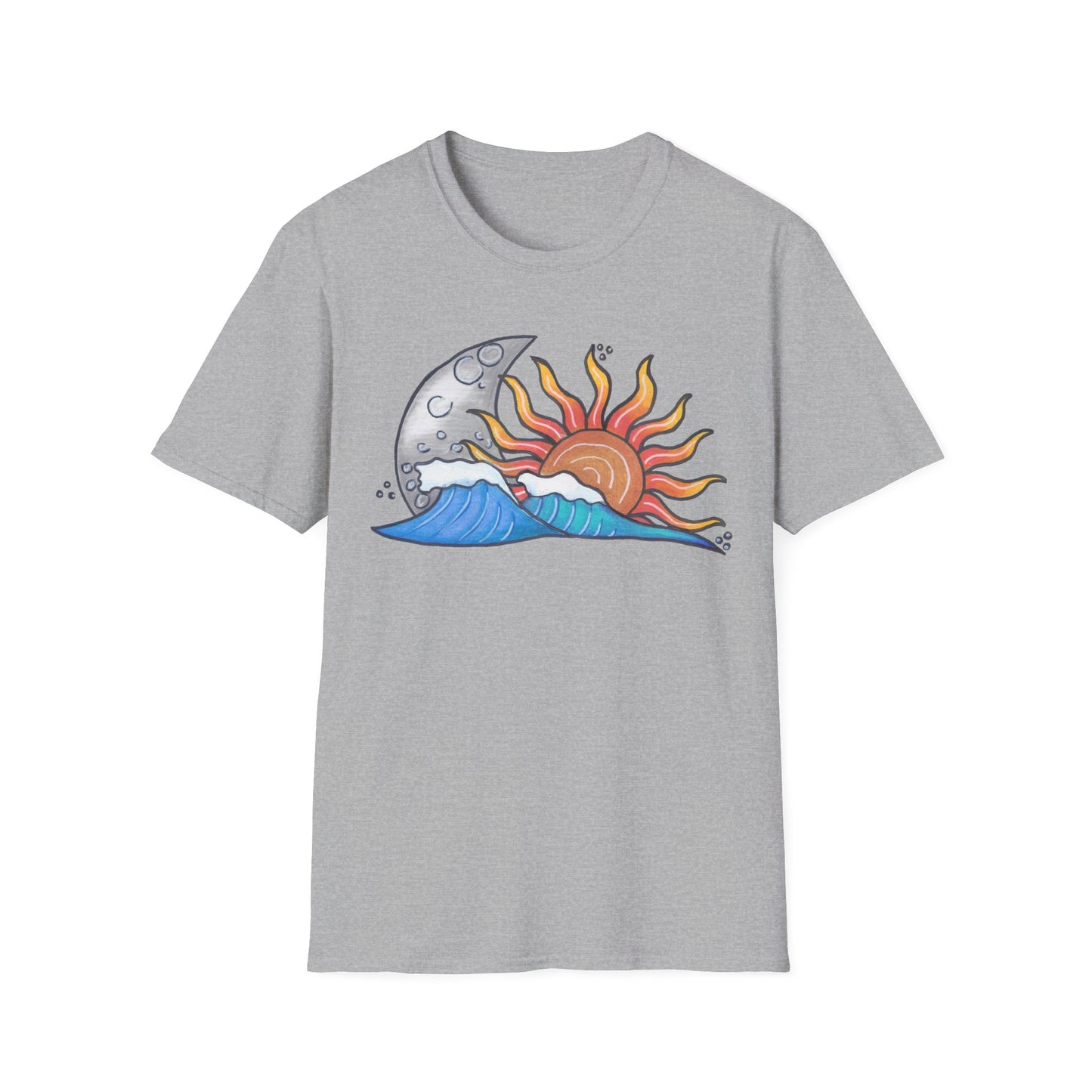 Sun Moon Tidal T-Shirt