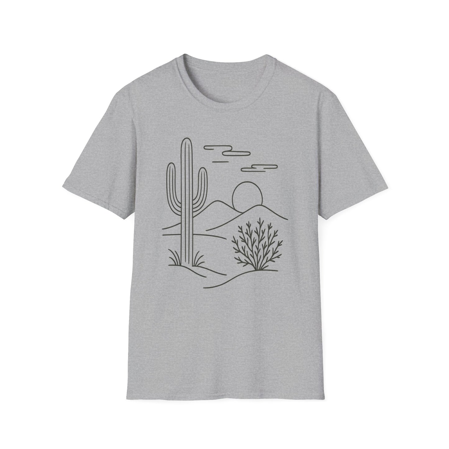 Desert Landscape Minimalist T-Shirt