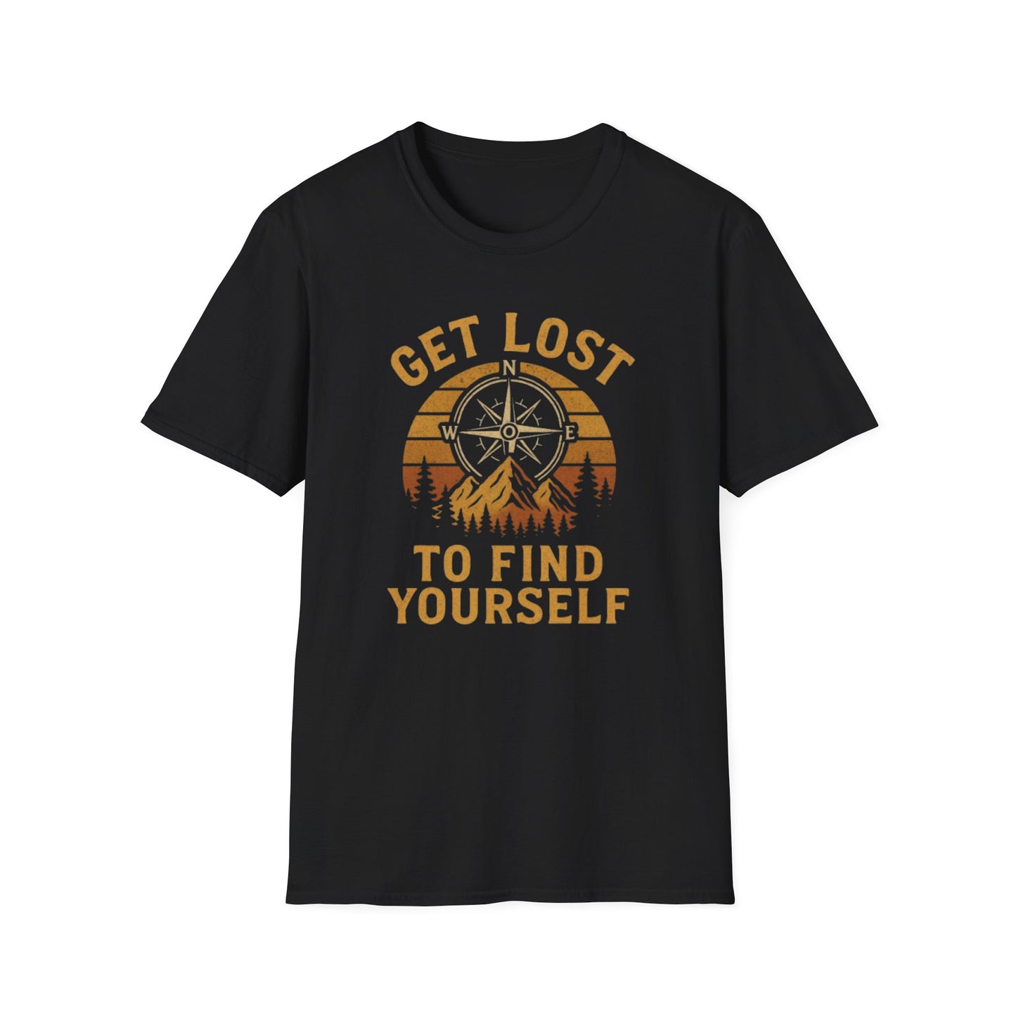 Get Lost To Find Yourself Compass T-Shirt