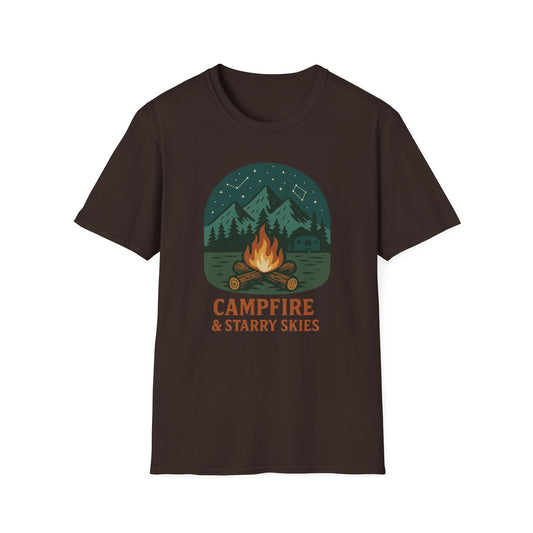 Campfire & Starry Skies T-Shirt