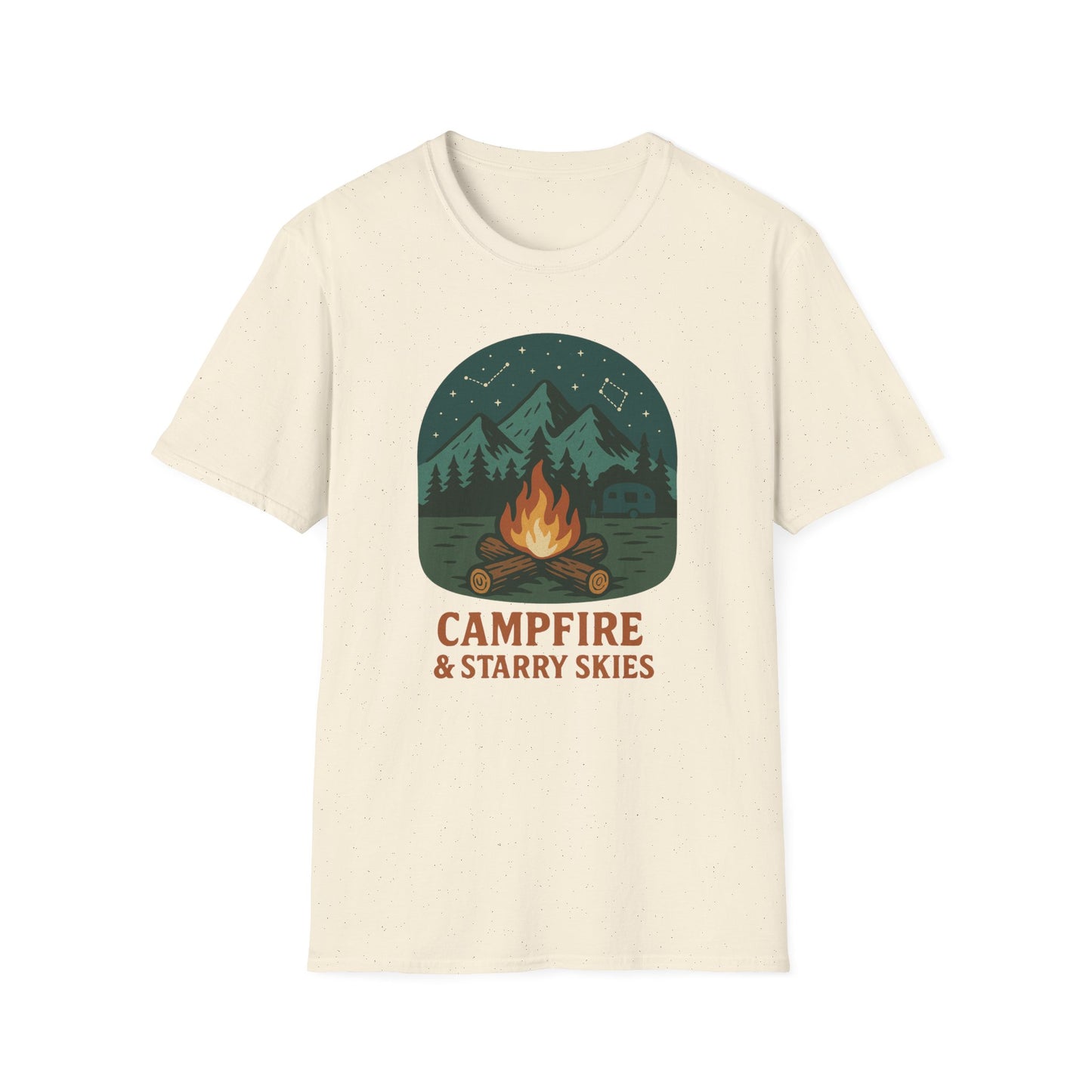 Campfire & Starry Skies T-Shirt
