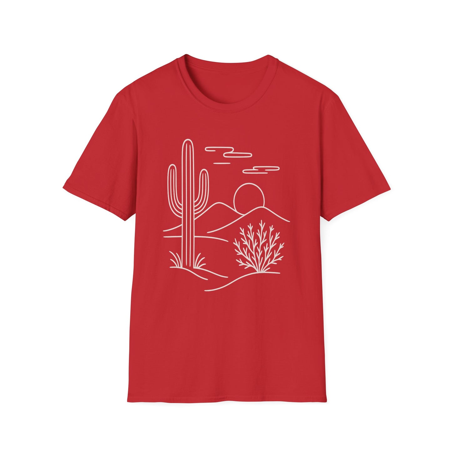 Desert Landscape Minimalist T-Shirt