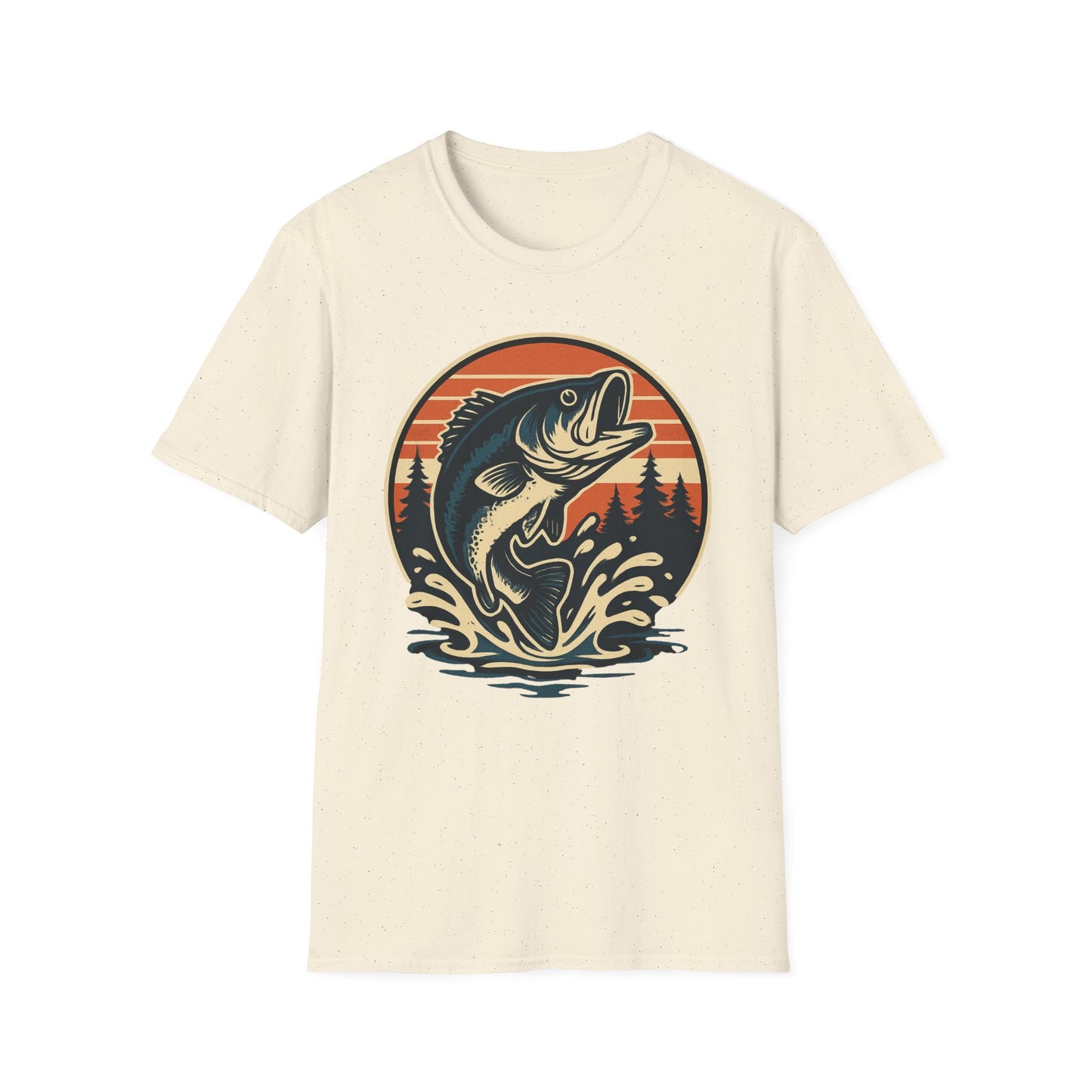 Retro Leaping Bass T-Shirt