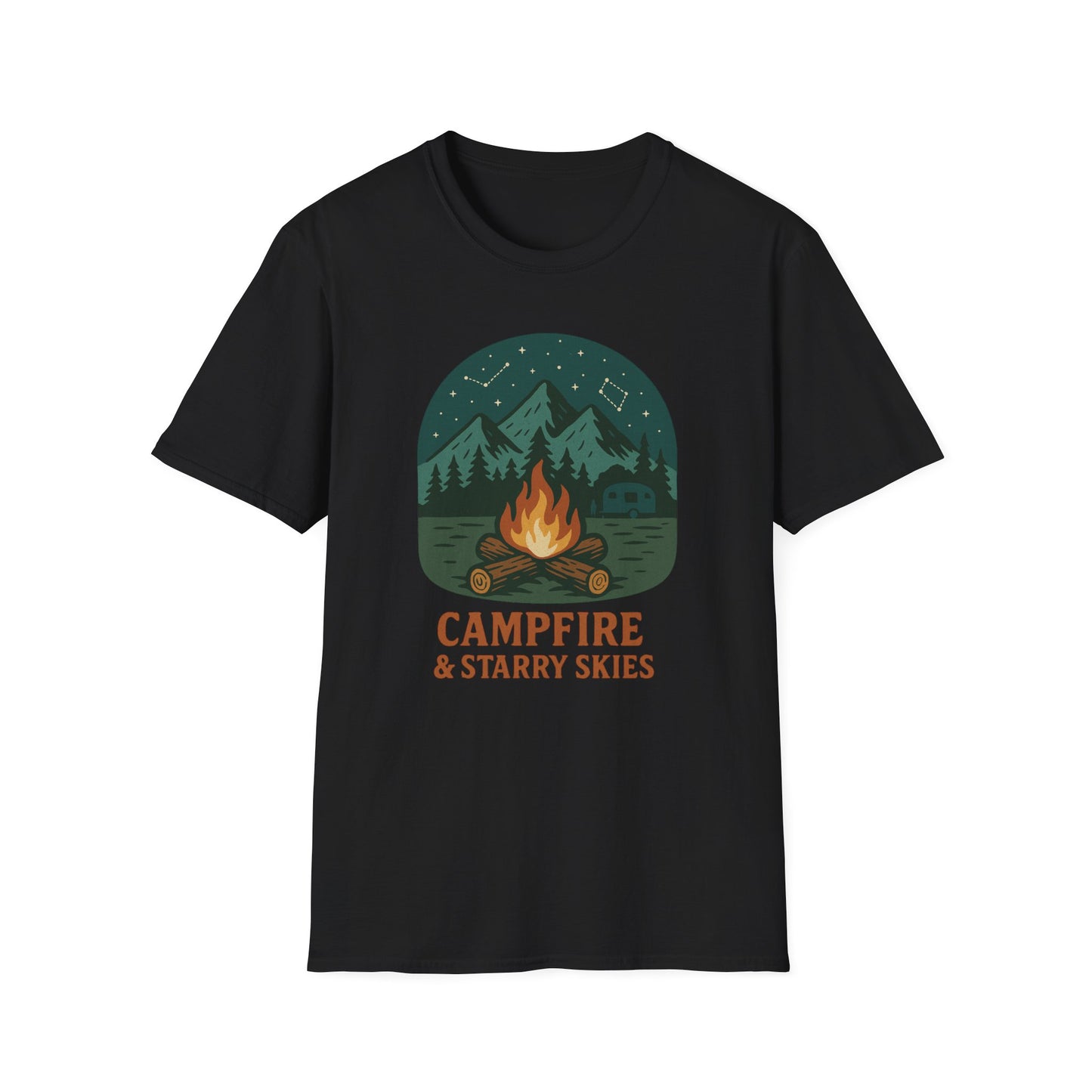 Campfire & Starry Skies T-Shirt